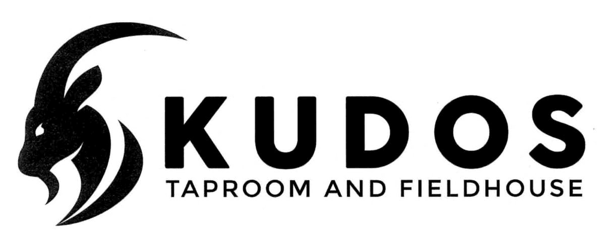 Kudos Taproom and Fieldhouse Logo.